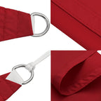 Sonnensegel Oxford-Gewebe Quadratisch 5x5 m Rot