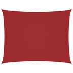 Sonnensegel Oxford-Gewebe Rechteckig 3x4 m Rot