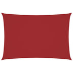 Sonnensegel Oxford-Gewebe Rechteckig 3x6 m Rot