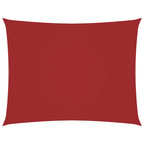 Sonnensegel Oxford-Gewebe Rechteckig 3,5x5 m Rot