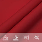 Sonnensegel Oxford-Gewebe Rechteckig 4x6 m Rot