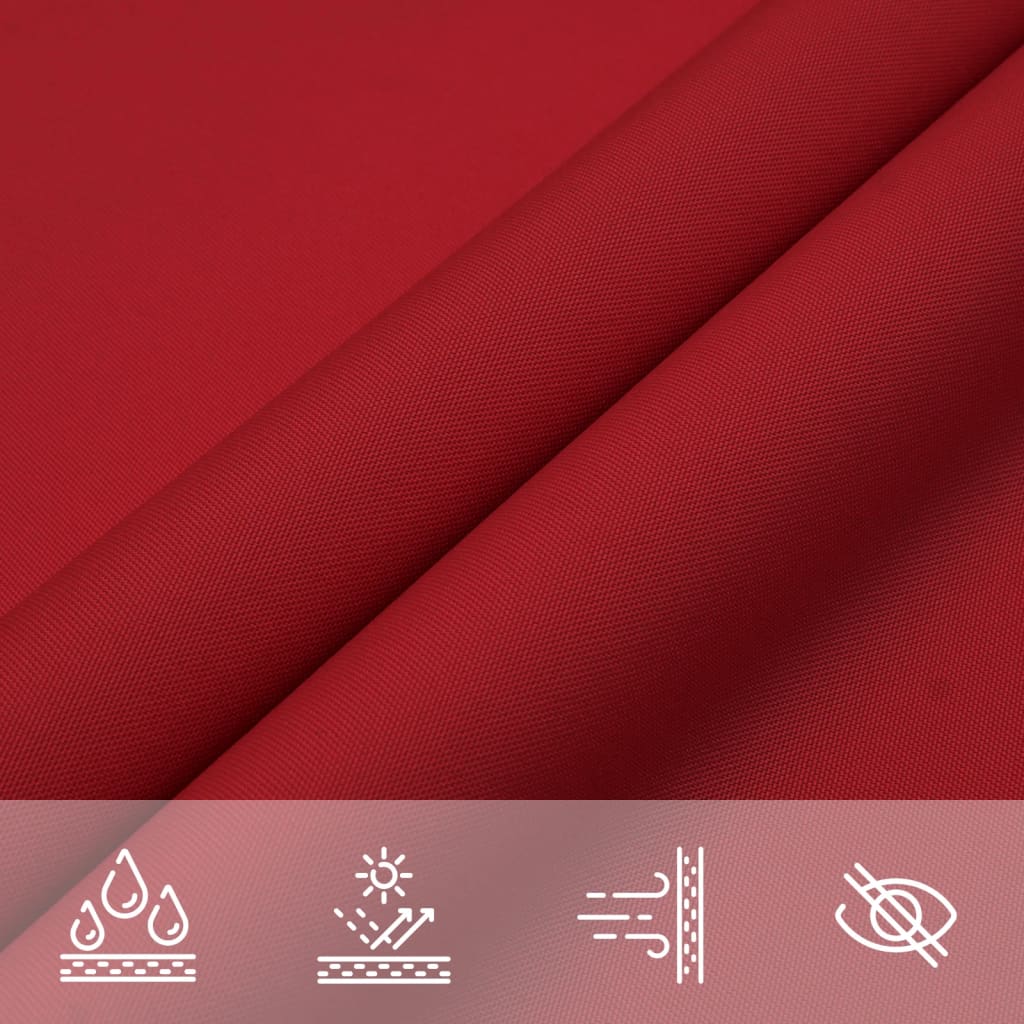 Sonnensegel Oxford-Gewebe Dreieckig 2,5x2,5x3,5 m Rot