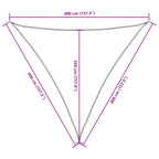 Sonnensegel Oxford-Gewebe Dreieckig 4x4x4 m Rot