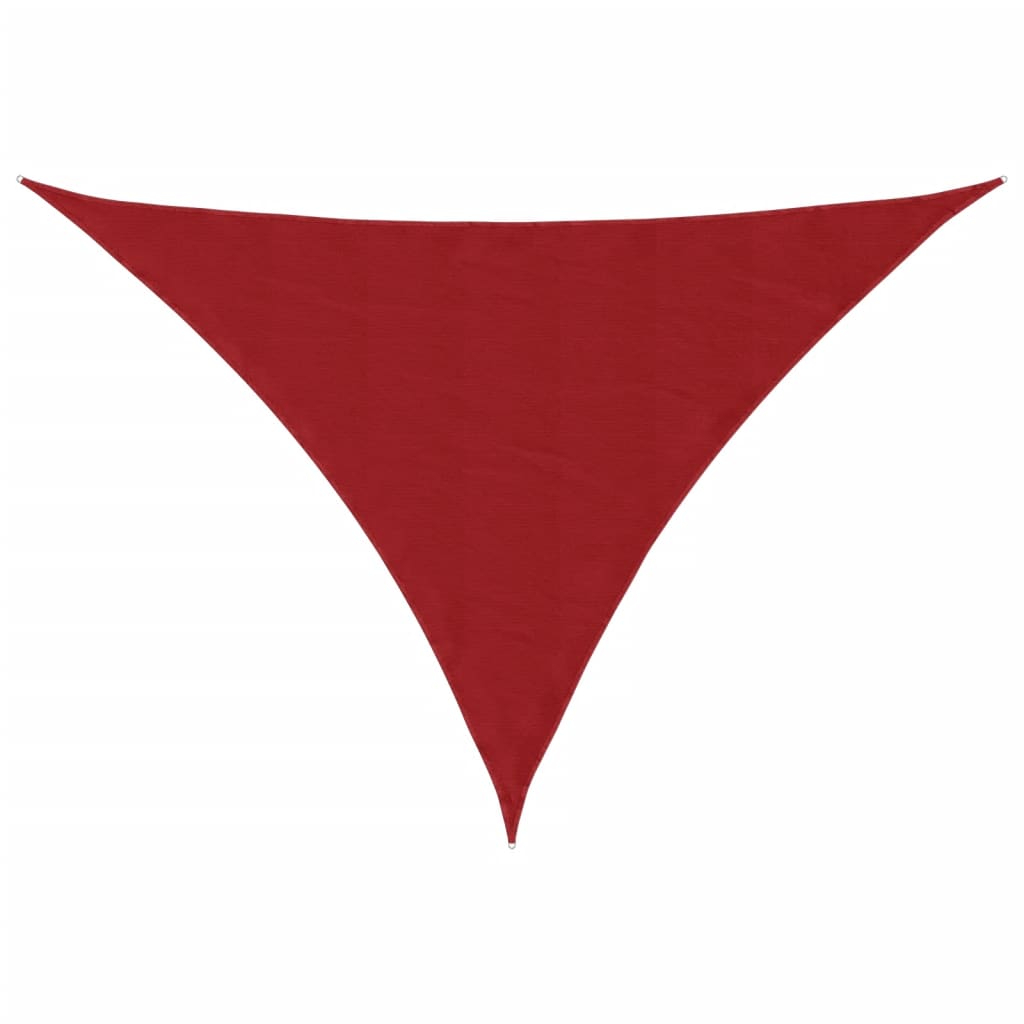 Sonnensegel Oxford-Gewebe Dreieckig 5x6x6 m Rot