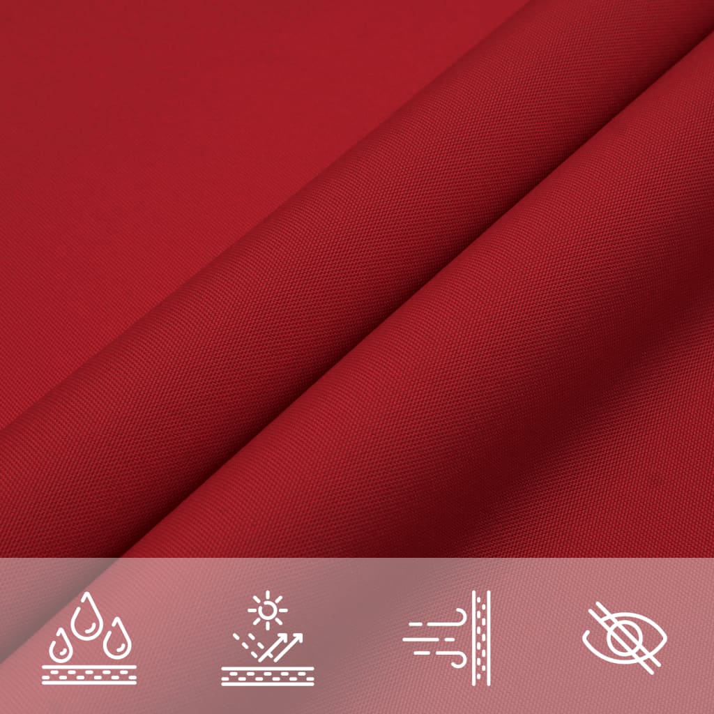 Sonnensegel Oxford-Gewebe Dreieckig 5x7x7 m Rot