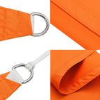 Sonnensegel Oxford-Gewebe Dreieckig 4x5x6,4 m Orange