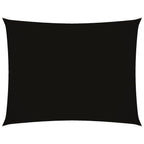 Sonnensegel Oxford-Gewebe Rechteckig 2,5x3,5 m Schwarz
