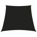 Sonnensegel Oxford-Gewebe Trapezförmig 2/4x3 m Schwarz