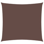 Sonnensegel Oxford-Gewebe Quadratisch 4,5x4,5 m Braun