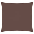Sonnensegel Oxford-Gewebe Quadratisch 5x5 m Braun