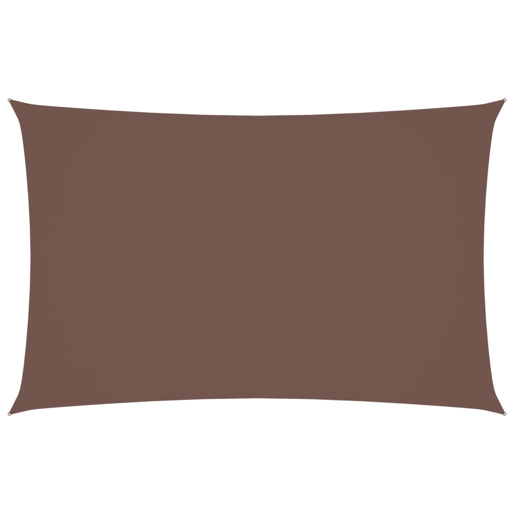 Sonnensegel Oxford-Gewebe Rechteckig 2x5 m Braun