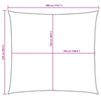 Sonnensegel Oxford-Gewebe Rechteckig 2,5x3 m Braun