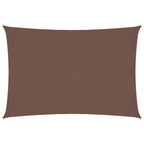 Sonnensegel Oxford-Gewebe Rechteckig 3x5 m Braun