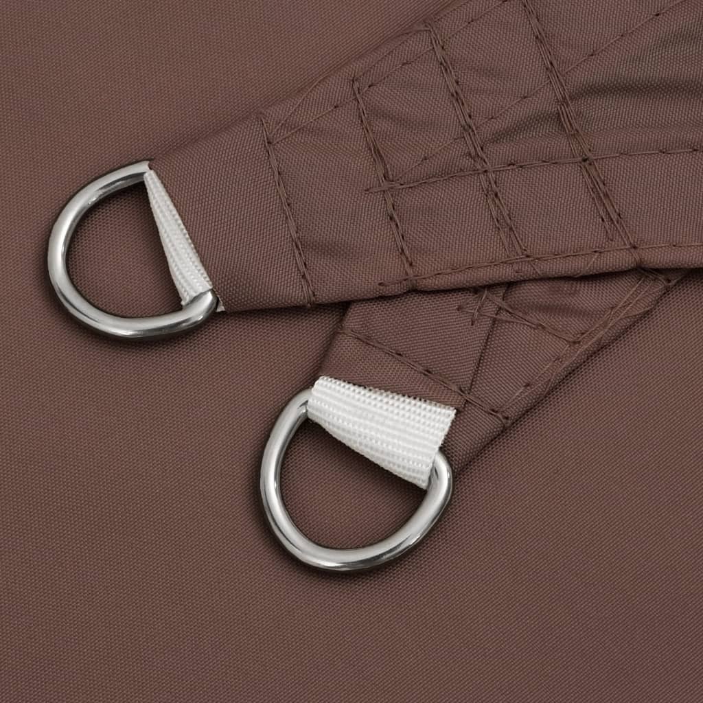 Sonnensegel Oxford-Gewebe Dreieckig 3x3x4,24 m Braun