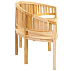Bananenbank 200 cm Massivholz Teak