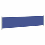 Seitenmarkise Ausziehbar 140x600 cm Blau