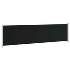 Seitenmarkise Ausziehbar 600x160 cm Schwarz
