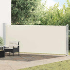 Seitenmarkise Ausziehbar 600x160 cm Creme