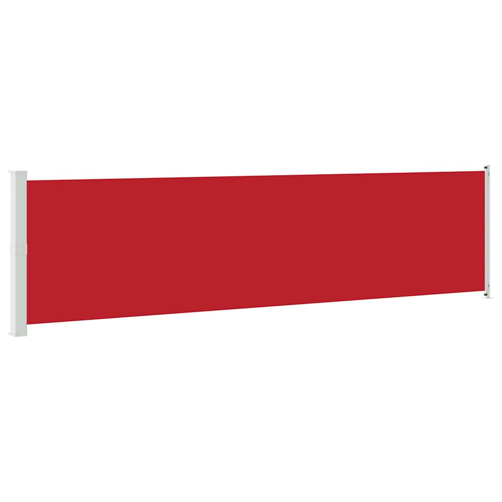Seitenmarkise Ausziehbar 600x160 cm Rot