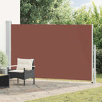 Seitenmarkise Ausziehbar 180x300 cm Braun
