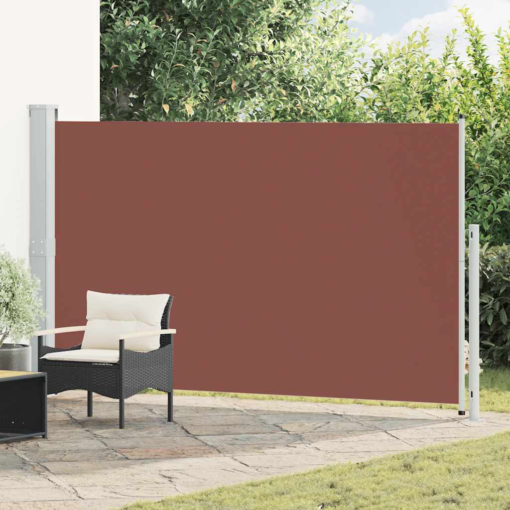 Seitenmarkise Ausziehbar 180x300 cm Braun