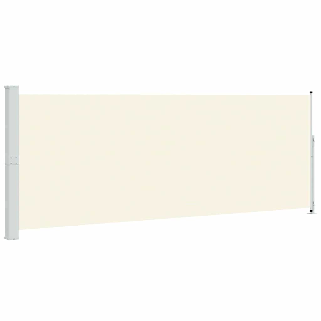 Seitenmarkise Ausziehbar 180x500 cm Creme