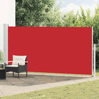 Seitenmarkise Ausziehbar 180x500 cm Rot