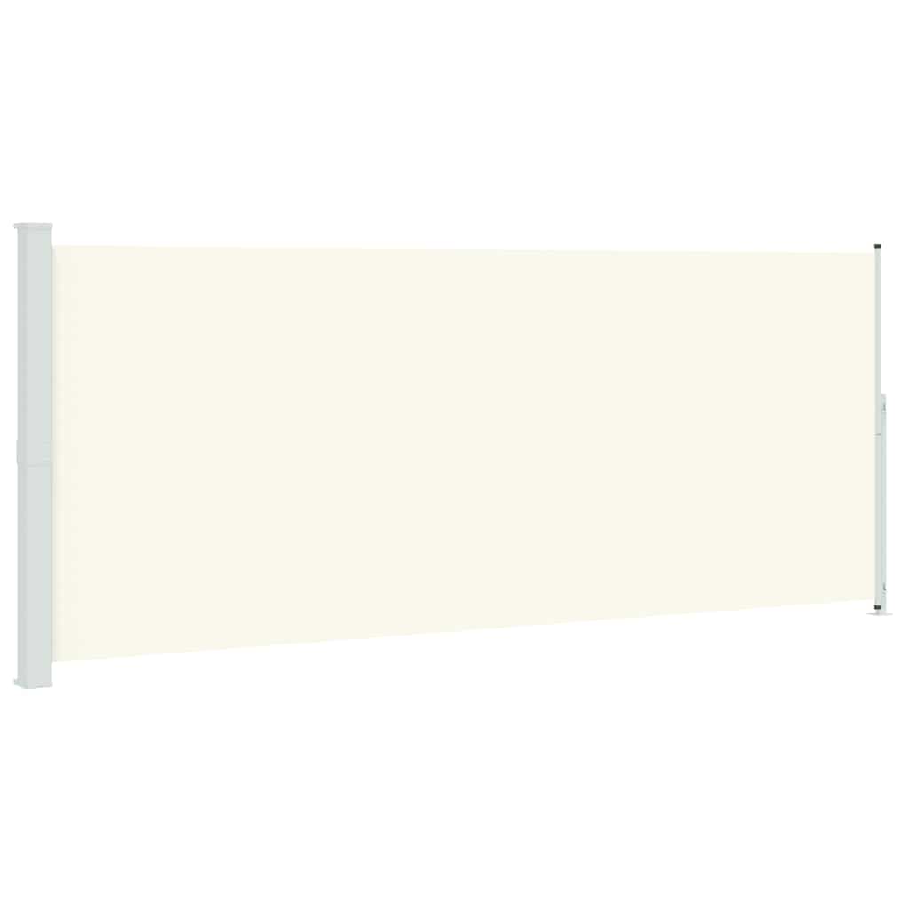 Seitenmarkise Ausziehbar 200x500 cm Creme