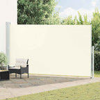 Seitenmarkise Ausziehbar 200x500 cm Creme