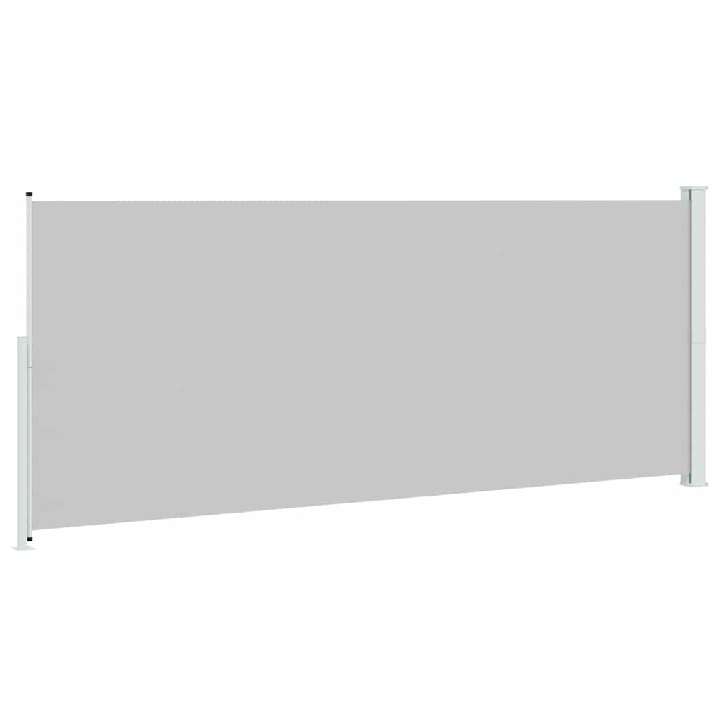 Seitenmarkise Ausziehbar 200x500 cm Grau