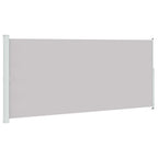 Seitenmarkise Ausziehbar 220x500 cm Grau