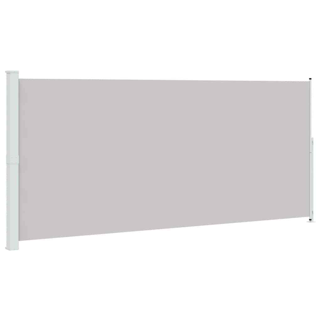 Seitenmarkise Ausziehbar 220x500 cm Grau