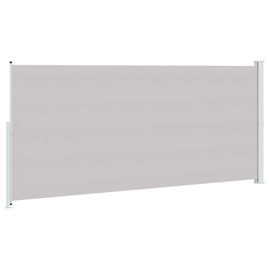 Seitenmarkise Ausziehbar 220x500 cm Grau