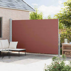 Seitenmarkise Ausziehbar 220x500 cm Braun