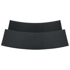 Garten-Bartisch Schwarz 120x55x110 cm Poly Rattan