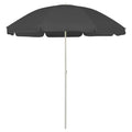 Strandschirm Anthrazit 240 cm