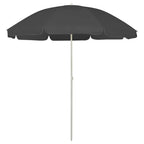 Strandschirm Anthrazit 240 cm