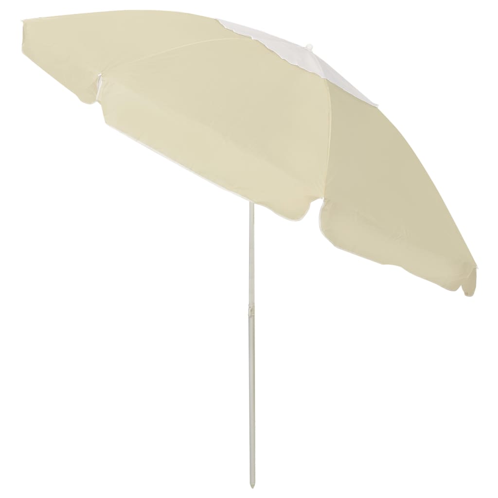 Strandschirm Sandgelb 240 cm