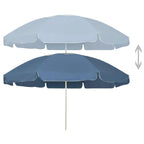 Strandschirm Blau 240 cm