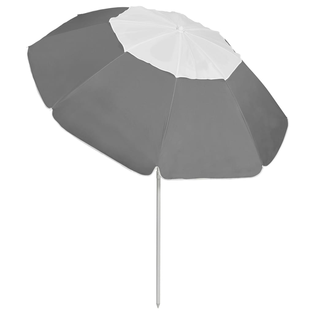 Strandschirm Anthrazit 300 cm