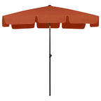 Strandschirm Terrakottarot 200x125 cm