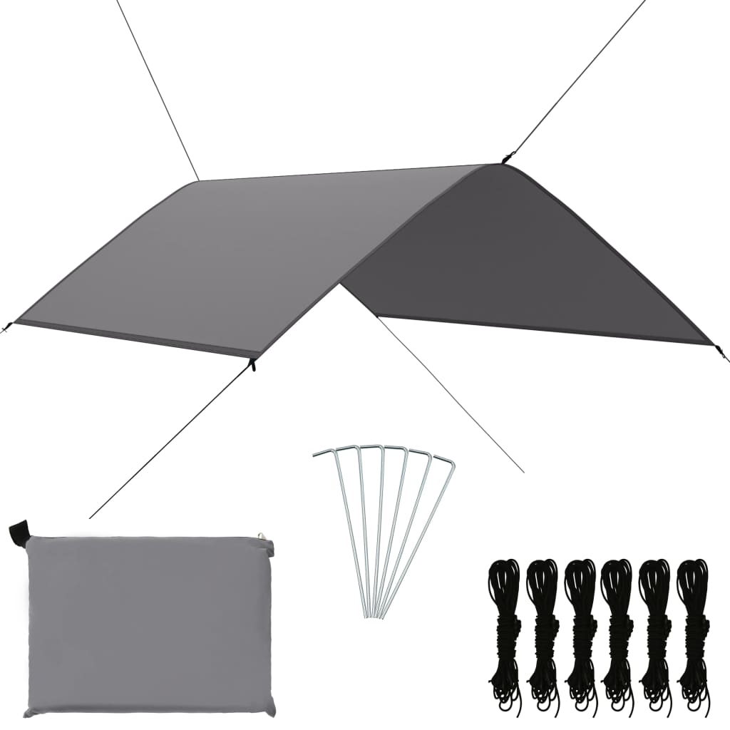 Outdoor-Tarp 3x2 m Grau