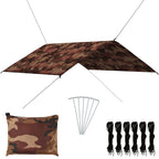Outdoor-Tarp 4x4 m Camouflage