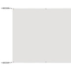 Senkrechtmarkise Weiß 140x800 cm Oxford-Gewebe