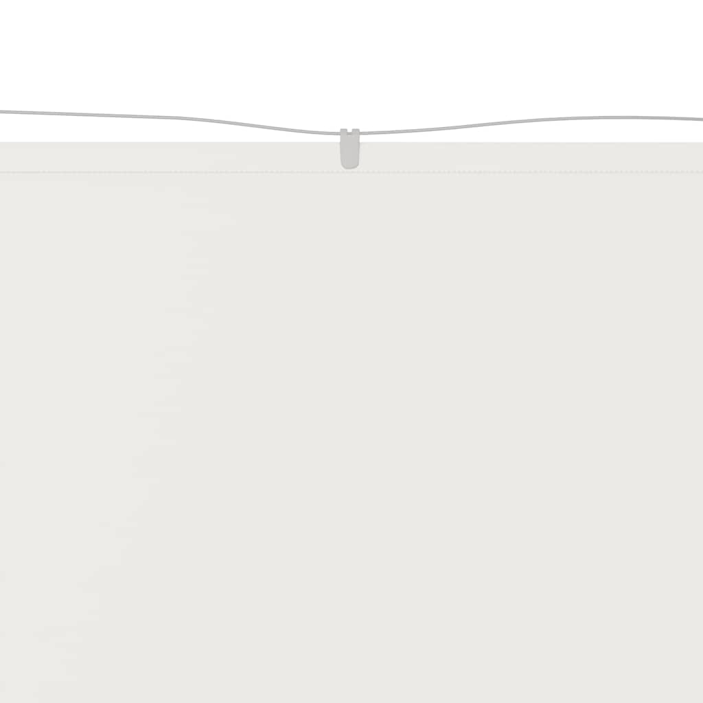 Senkrechtmarkise Weiß 140x800 cm Oxford-Gewebe