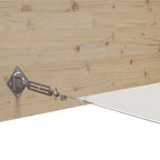 Senkrechtmarkise Weiß 140x800 cm Oxford-Gewebe