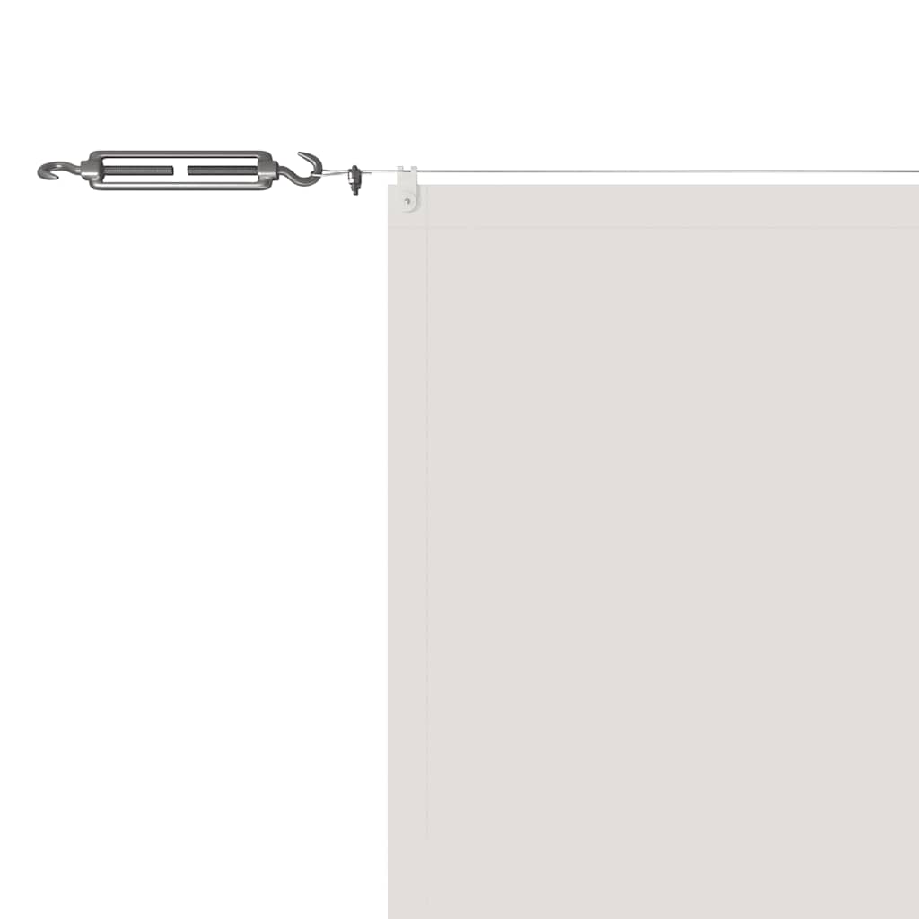 Senkrechtmarkise Weiß 140x800 cm Oxford-Gewebe