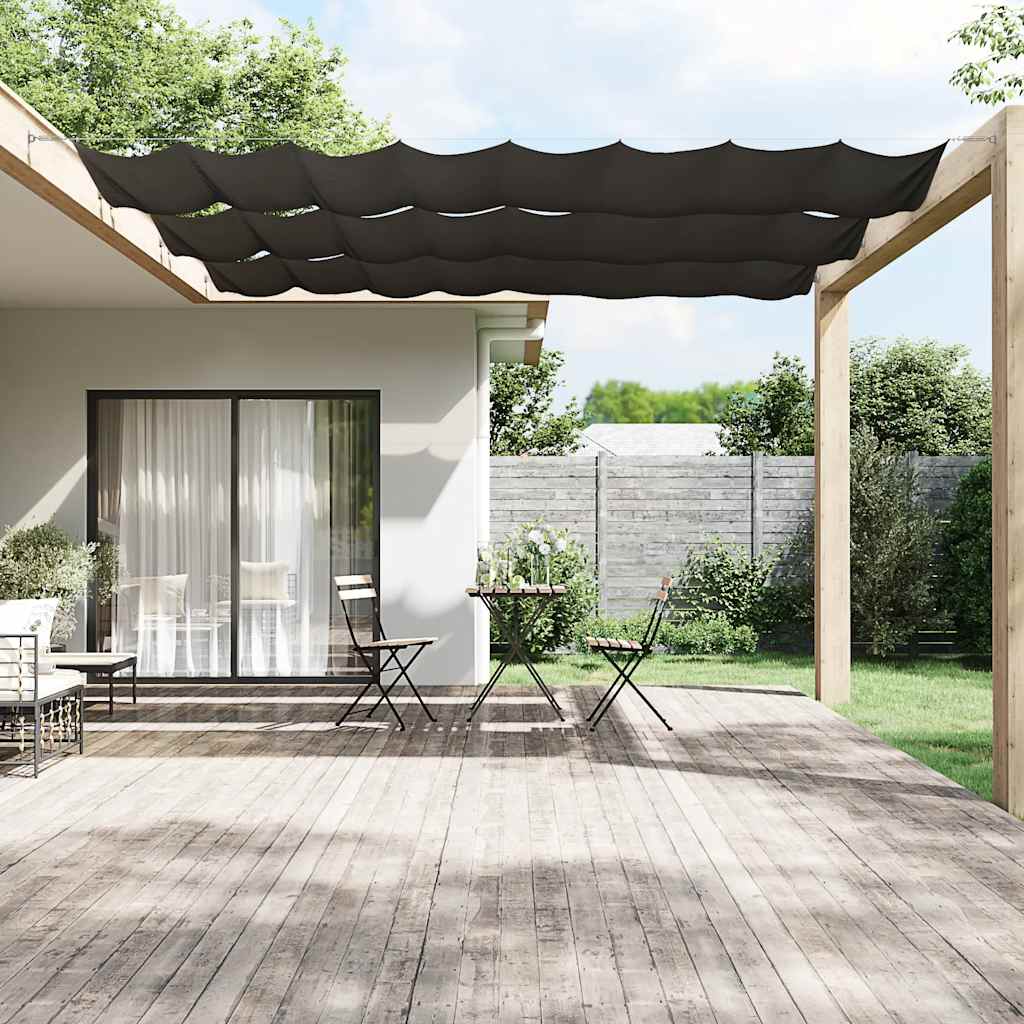 Senkrechtmarkise Anthrazit 180x1200 cm Oxford-Gewebe