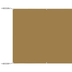 Senkrechtmarkise Beige 60x600 cm Oxford-Gewebe