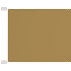 Senkrechtmarkise Beige 140x420 cm Oxford-Gewebe